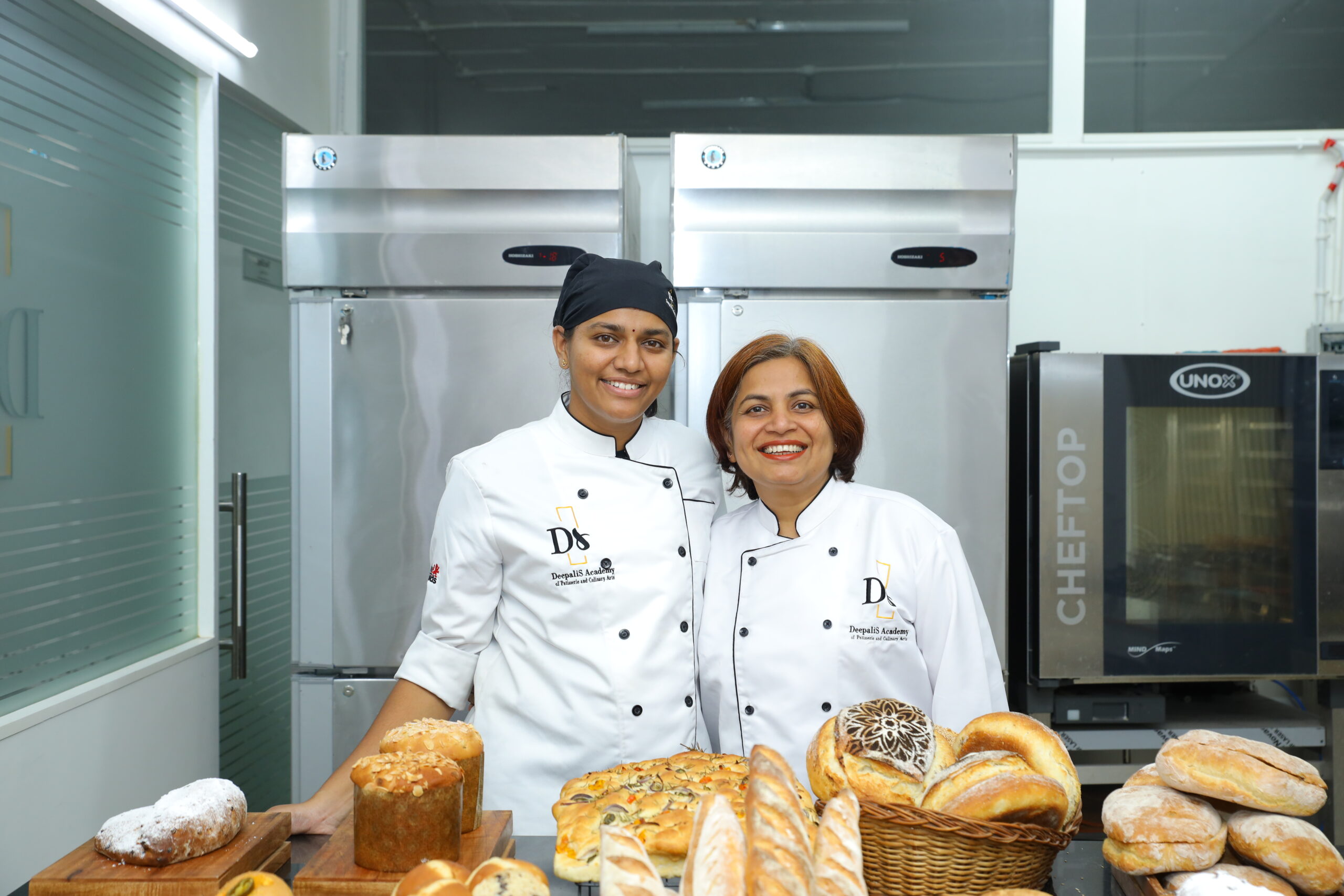 Fresh breads in the academy kitchen