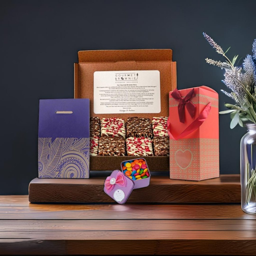 A collection of Bakeyy bakery boxes and gift packaging
