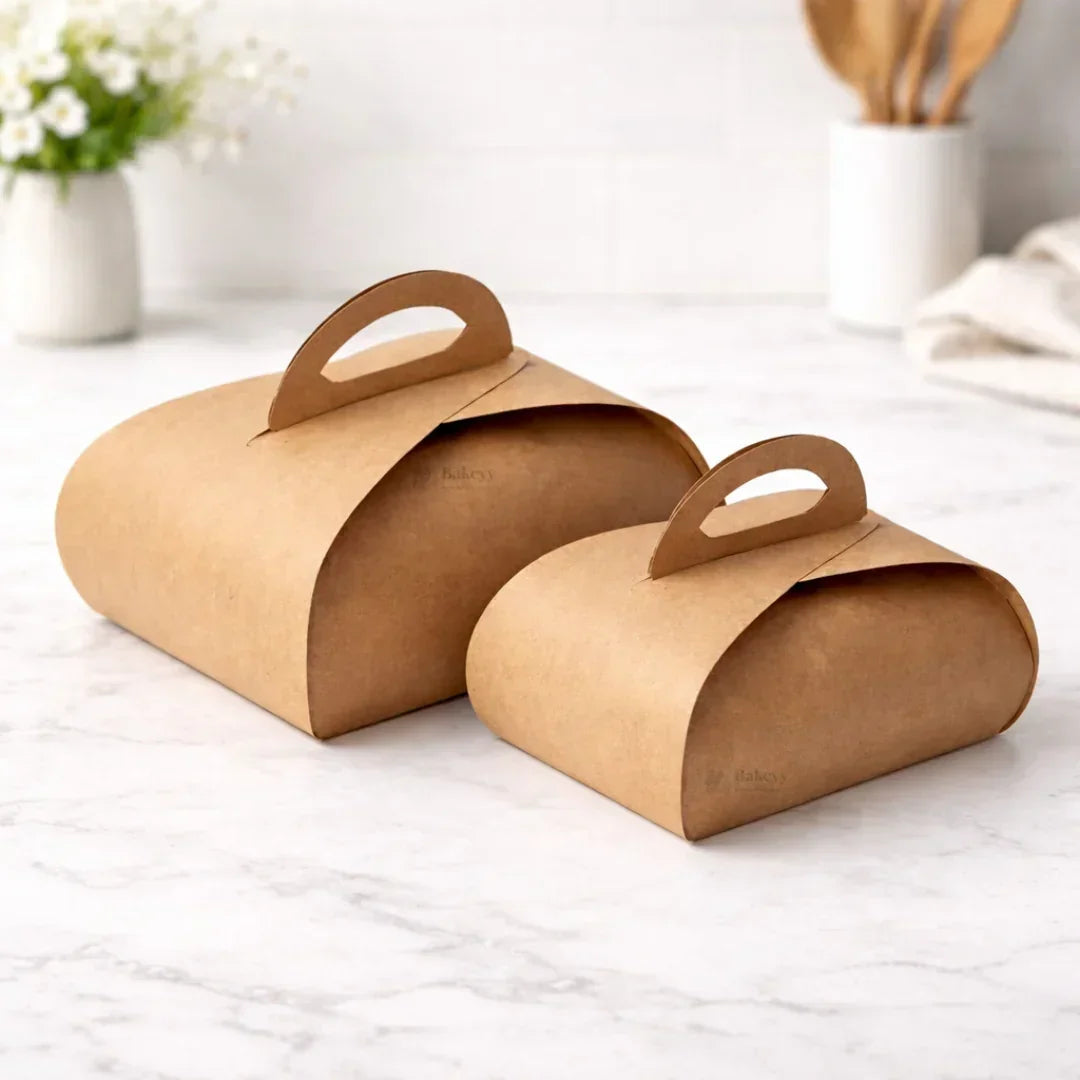 Bakeyy kraft dome cake carriers